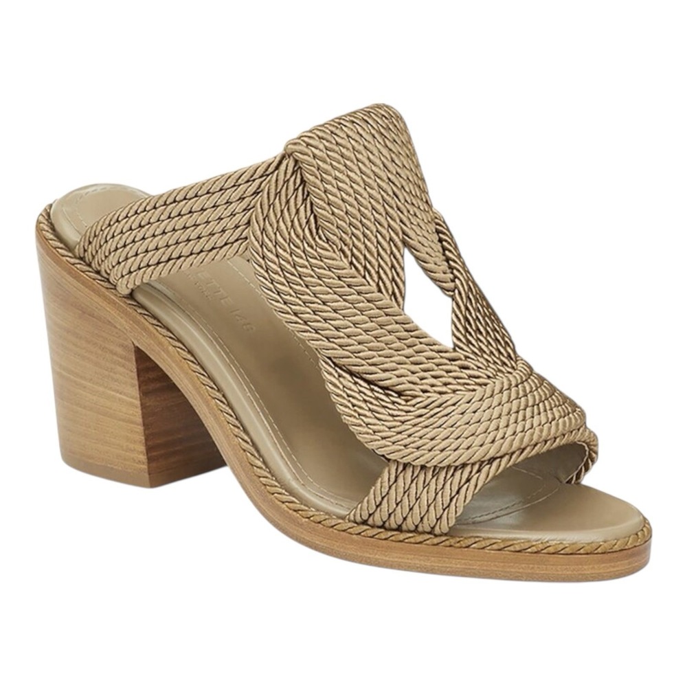 Lafayette 148 New York Darian Knot Sandal Made Italy Tan Womens Size 41 11 Shoes
